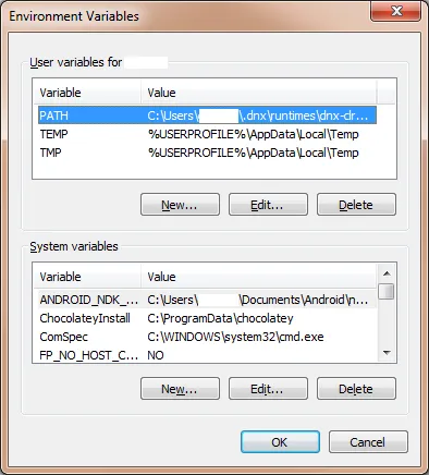 Environment Variables