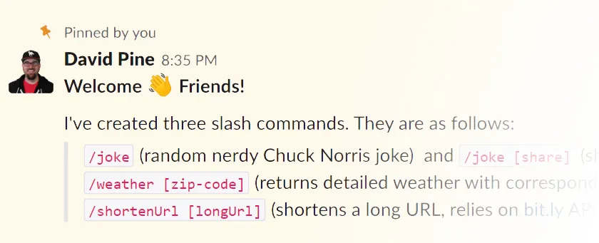 ASP.NET Core - Slack Slash Commands