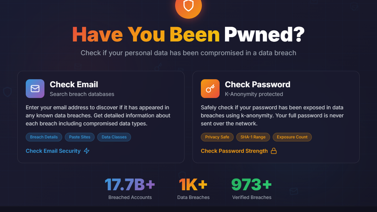 Pwned Client live site screenshot in light mode